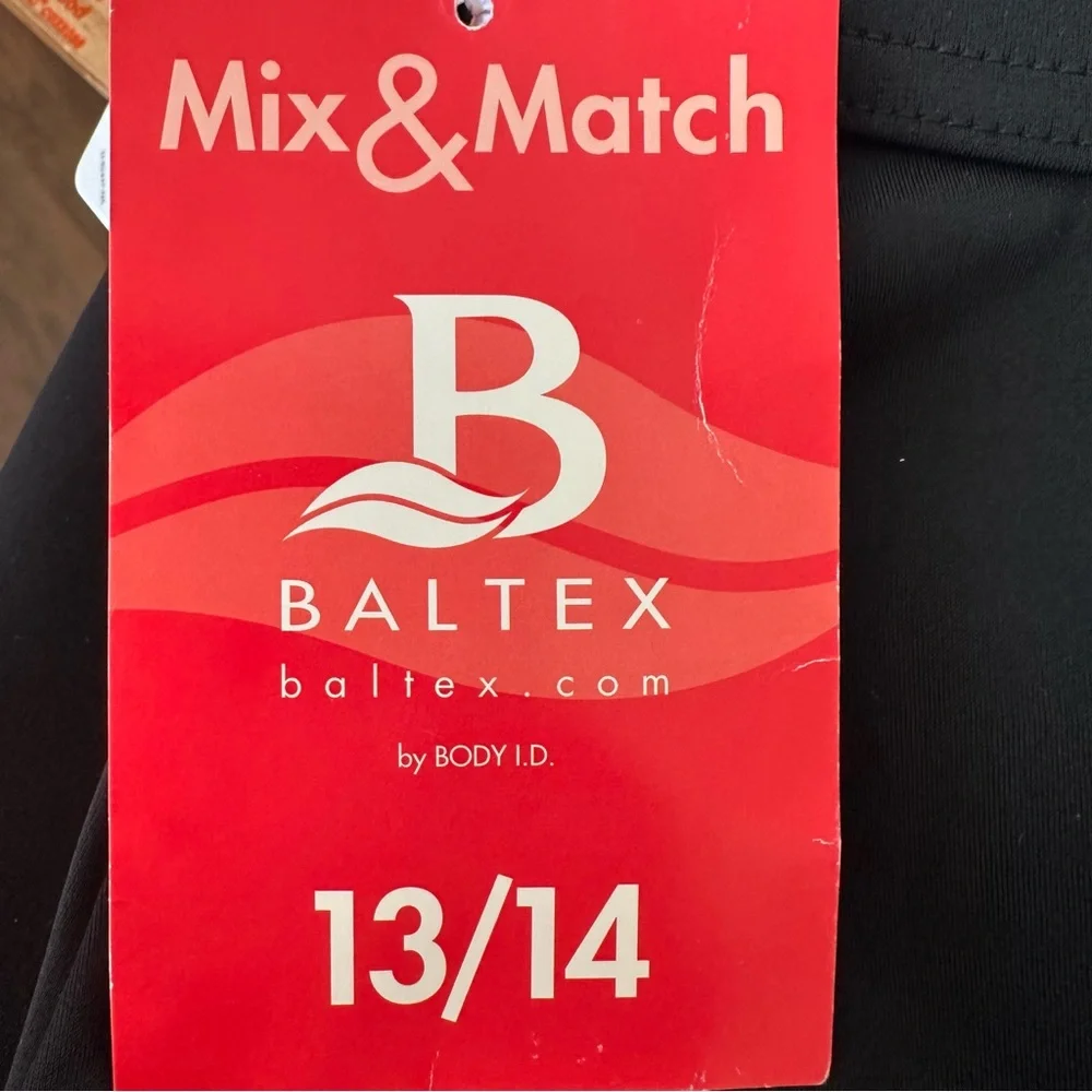 Baltex Black Swim Skort for Women Size 13/14